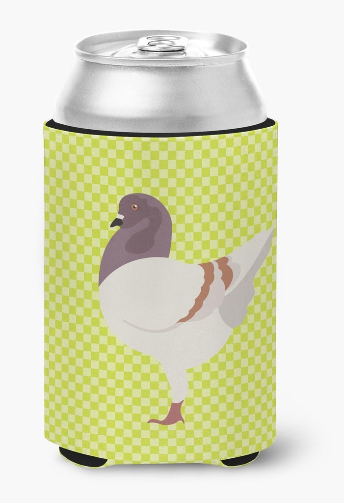 Caroline's Treasures BB7775CC German Modena Pigeon Green Can or Bottle Hugger Cooler Washable Drink Sleeve Collapsible Beverage Insulated Holder, Can Hugger, Multicolor