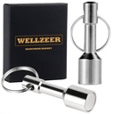 Keychain Magnet for Testing Brass,Keychain Pocket Magnets for Purse with Strong Magnetic Rare Earth Neodymium,Gold,Silver, Jewelry,Ferrous Metals Test Magnet (2PACK-D12mm)