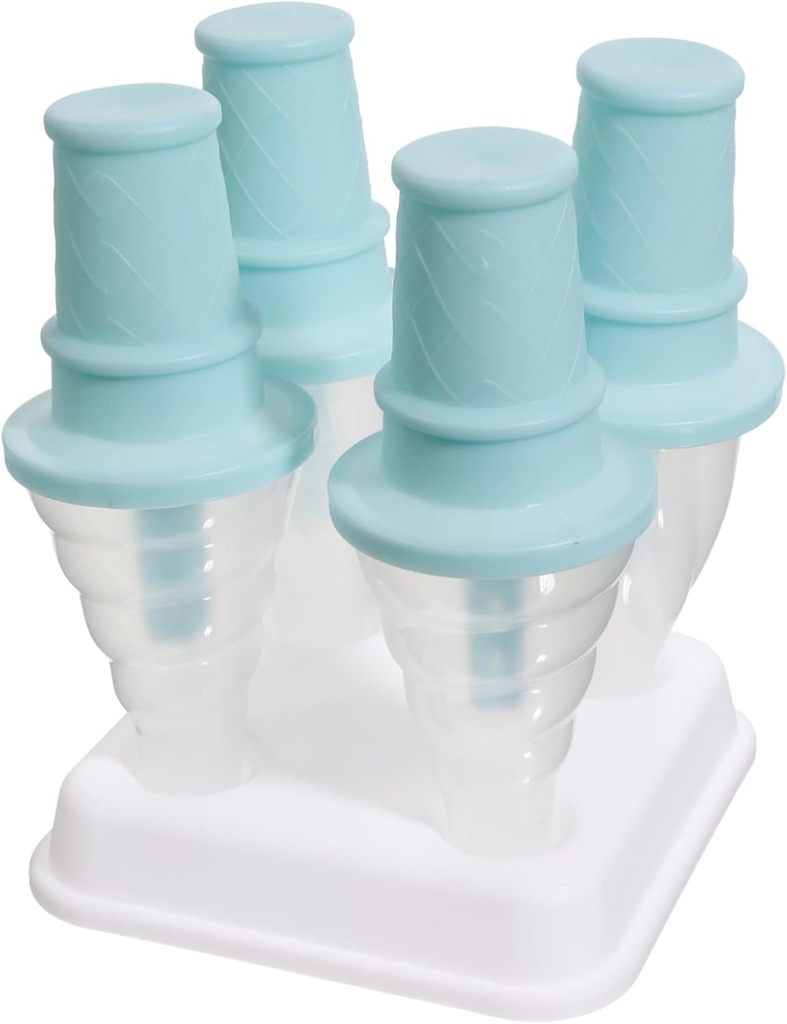 Diy Ice Cream Mold and Popsicle Maker Tool Fun and Kit Mint Green for Family Treats for Creative Desserts