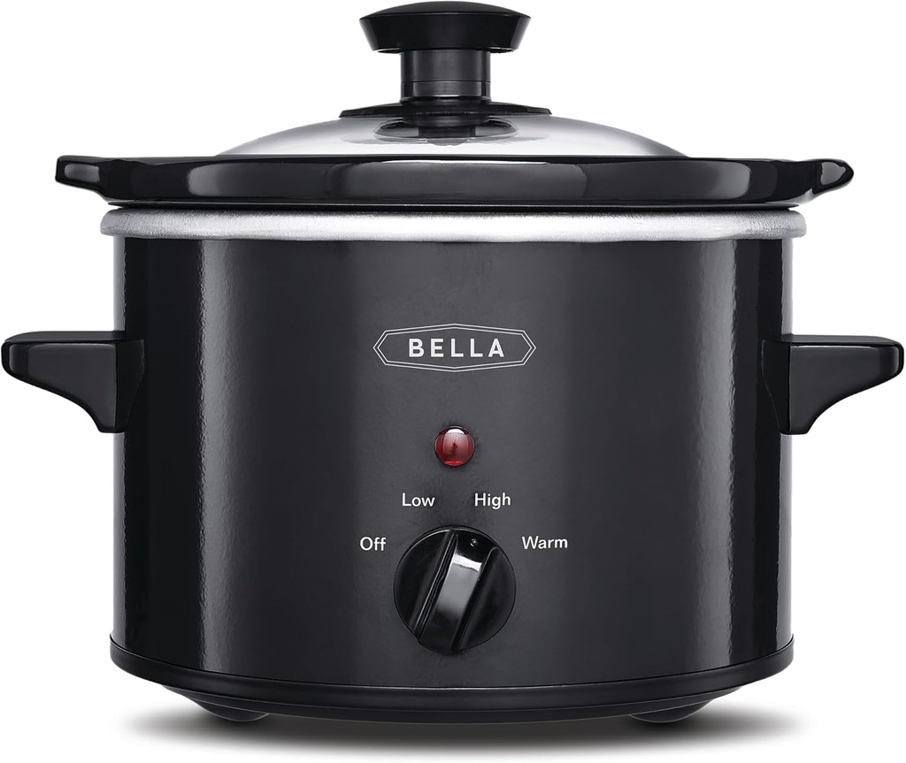 Bella 1.5 QT slow cooker, Black