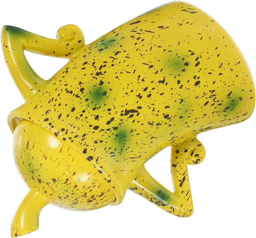 BESTYASH Resin Storage Canister Large Kitchen Airtight Container with Seal Lid Multi Functional Lightweight Jar for Tea Snacks Grains Food Storage Organizer in Yellow