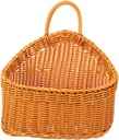 Garneck Hanging Storage Basket for Kitchen Woven Wall Organizer for Fruits Vegetables Versatile Decor for Home Housewarming Holidays Large Capacity Khaki