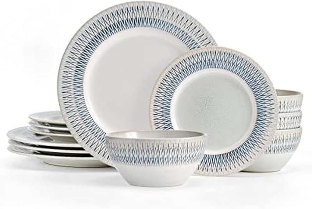 Pfaltzgraff Casey 12 Piece Dinnerware Set, Service for 4