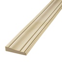 FLEXTRIM #445 Flexible Casing Molding: 11/16" Thick x 3.25" Wide - for Gentle Arches, Curved Walls and Straight Runs (12' feet Long (144" Long))