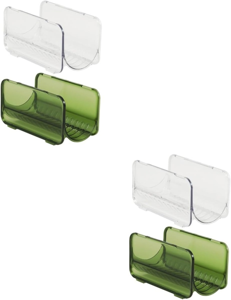 Zerodeko 4pcs Stackable Water Bottle Organizer Rack for Kitchen Cabinets and Stylish Storage for Bottles and Vacuum Containers