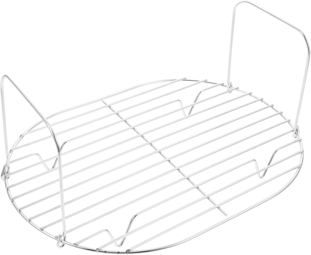 Amosfun Steaming Rack for Slow Cooker Reusable Kitchen Steaming Rack for Cooking Roasting Iron Rack Convenient Versatile Cooking Accessory for Home Chefs