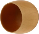 ABOOFAN 1Pc Wooden Sake Cup Multipurpose Water and Tea Serving Mug Natural Finish for Home Office Use Comfortable Grip Elegant Design for Enjoying Beverages