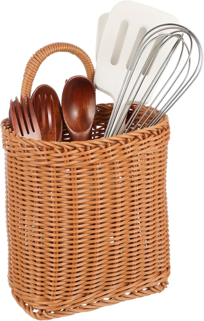 Egg Storage Box Sundries Storage Bucket Home Supplies Basket Hanging for Kitchen Wall-mounted Storage Basket Rustic Decorative