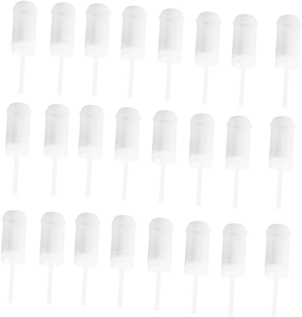 24pcs Push-up Cake Pop Containers Push Cake Molder Lids for Ice Creams Jellies