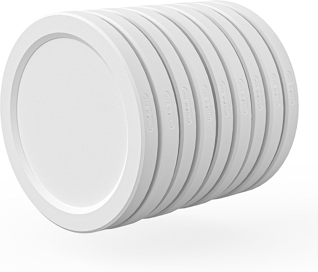 Flush Mount Ceiling Light Fixture 5000k Daylight Modern Kitchen Ceiling Lamp 12w 1200lm 7 Inch Round Led Closet Light Fixture White Slim Dimmable Surface Mount for Bathroom Laundry Bedroom Hallway ETL