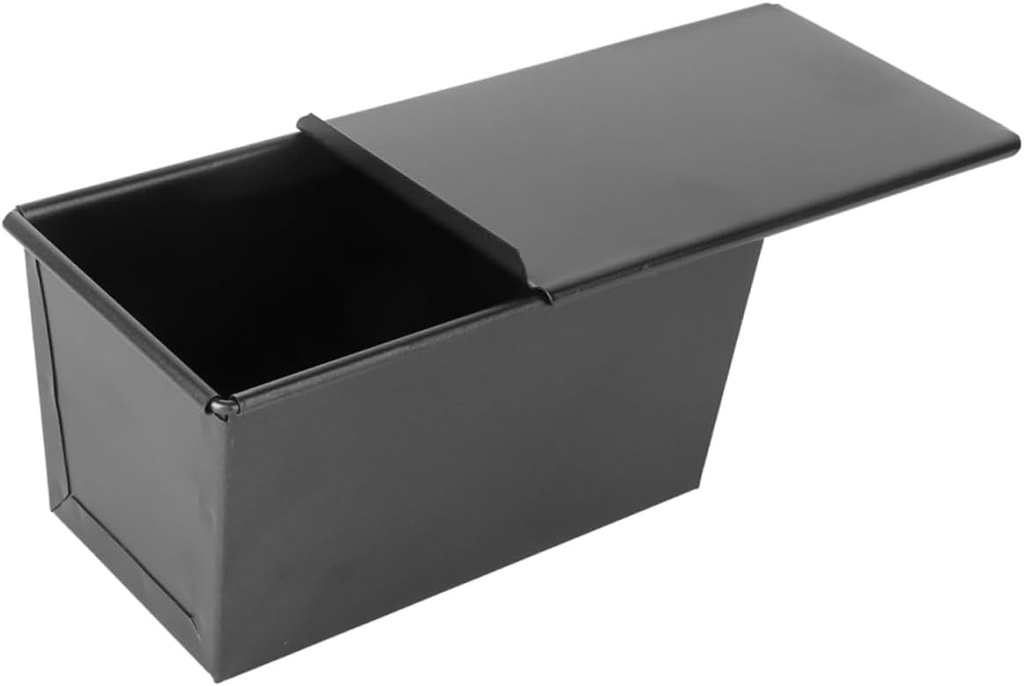 Breadbox for Kitchen Countertop Loaf Pan Bread Baking Mould Toast Bakeware Loaf Pan Lid Easy Clean