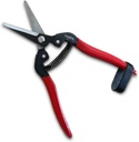 TABOR TOOLS K7A Straight Pruning Shears with Carbon Steel Blades, Florist Scissors, Multi-Tasking Garden Snips for Arranging Flowers, Trimming Plants and Harvesting Herbs, Fruits or Vegetables.