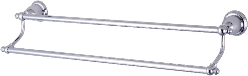 Kingston Brass BA797318C English Vintage 18-Inch Double Towel-Bar, Polished Chrome