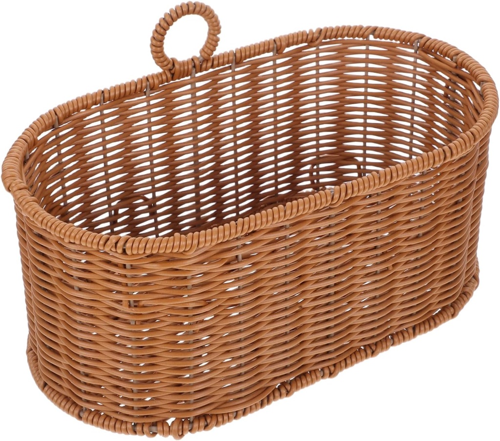 PRETYZOOM Multifunctional Wall-mounted Storage Bins Garlic Holders for Kitchen Hanging Baskets Decorative Storage for Kitchen Bathroom Bedroom