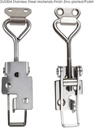 Adjustable Latch Buckle Cabinet Boxes Lever Handle Toggle Catch Latch Lock,Silver,Adjustable Range:75-95mm,2 Pcs