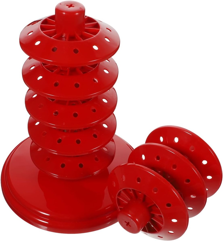 PRETYZOOM 96 Holes Cakepop Stand, 8-Tiered Lollipop Display Holder, Cake Pops Drying Tower Stand, Wedding and Birthday Party Supplies