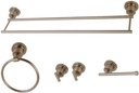 Kingston Brass BAH8213478SN Concord 5-Piece Bathroom Accessory Sets, Brushed Nickel