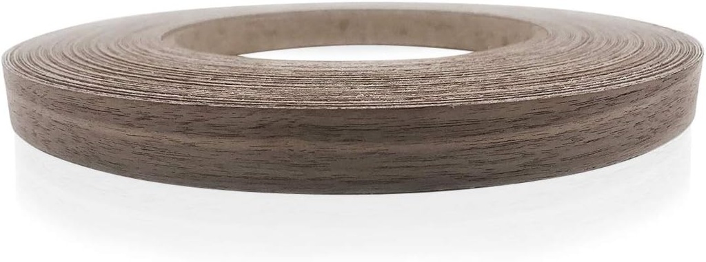Edge Supply Walnut 7/8" X 250' Roll Preglued. Walnut Edge Banding, Iron on with Hot Melt Adhesive. Flexible Wood Veneer Walnut Edging Sanded to Perfection. Easy Application, Made in USA.