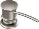 Moen Spot Resist Stainless Deck Mounted Kitchen Soap Dispenser with Above the Sink Refillable Bottle for Kitchen Sink, 3944SRS