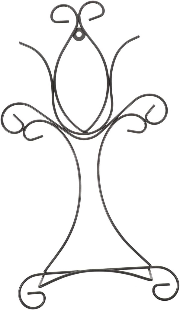 Multi-functional Iron Easel for Displaying Plates Frames Collectibles Jewelry Books Collections Vintage Minimalist Style