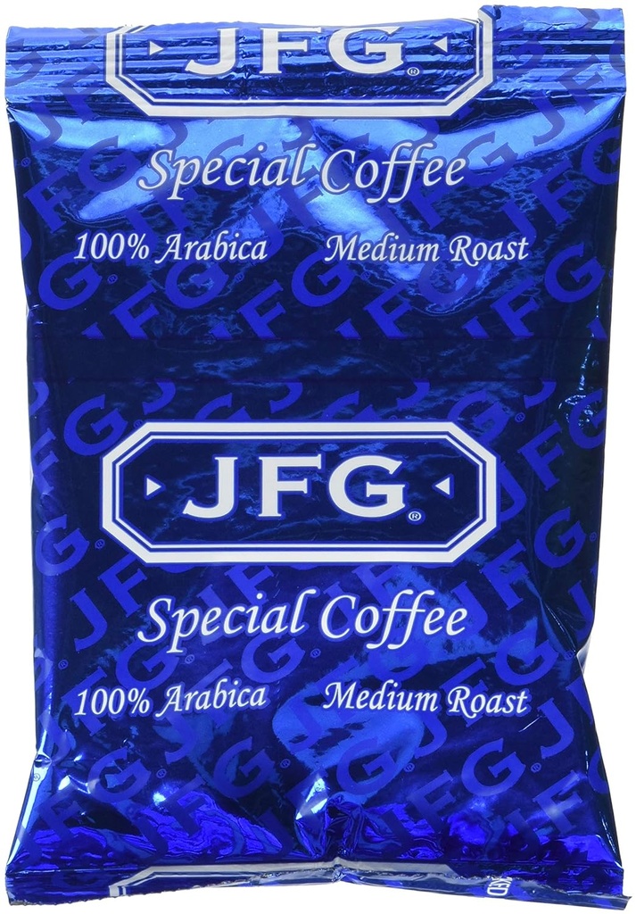 JFG 100 Arabica Coffee Special Blend, 1.75 Ounce - 72 per case.