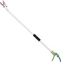 Tree Pruner for Garden, Cut Capacity 1/2 Inch & Hold Pole Pruner, Lightweight Fruit Picker with Non-slip handle, Long Reach Tree Branch Cutter with Aluminum Pole, 4.2 FT| LFX112