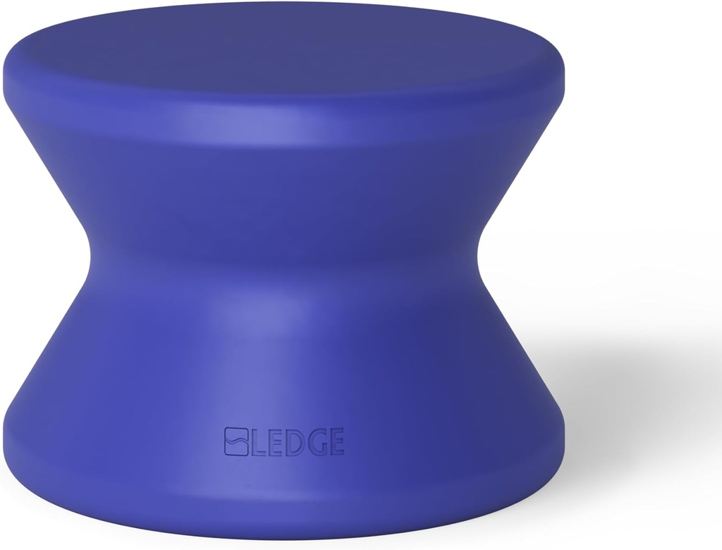 Ledge Lounger Signature Side Table- in Pool Side Table for Pool Ledges up to 10" inches deep - Indoor -Outdoor All Weather for Porch, Patio, Garden, Backyard and Beach (Dark Blue)