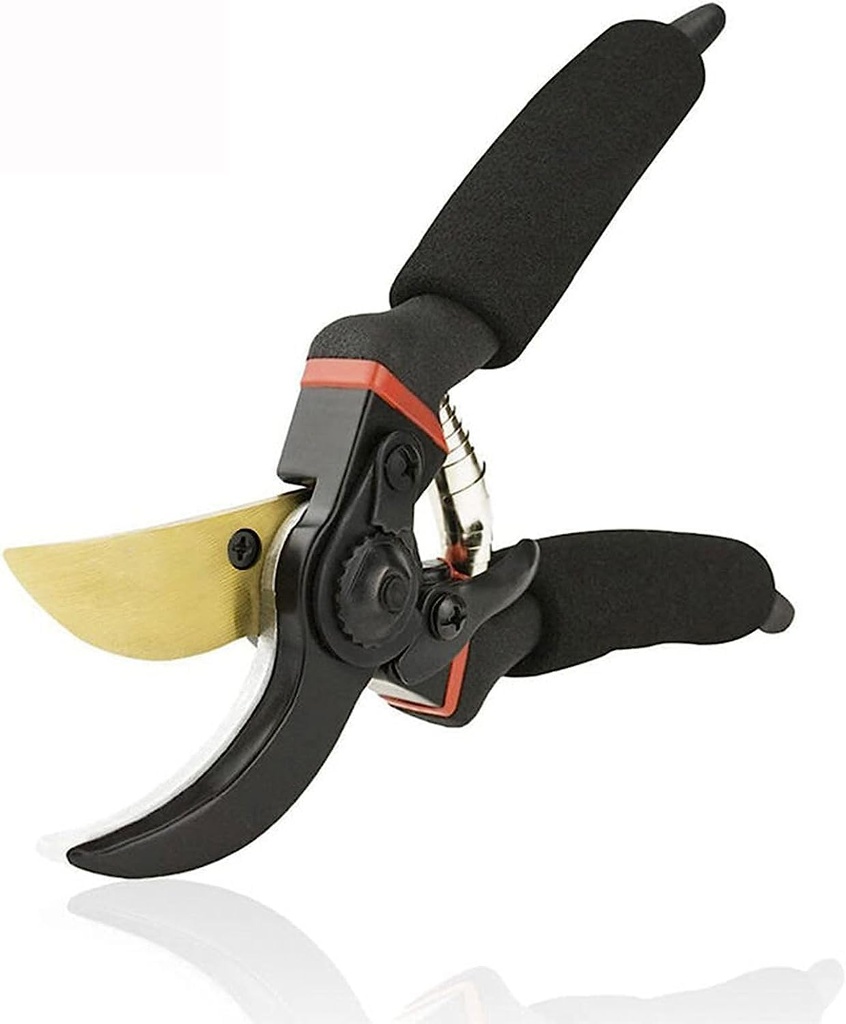 Hand Pruners, Garden Clippers.10" Professional Premium Titanium Bypass Pruning Shears.