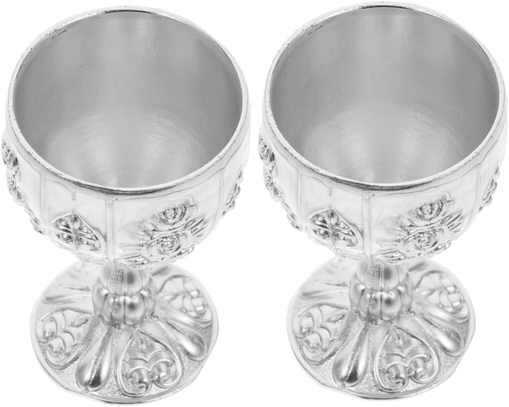 2pcs Goblets Unique Decorative Holders for Wine and Cocktails Elegant Retro Design for Home Decor and Parties