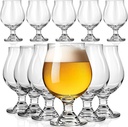 Sabary 12 Pcs 16 oz Classic Craft Goblet Beer Glasses Belgian Style Tulip Beer Glasses Cup Drinking Set for Bachelor Party, Hosting Party, Glassware, IPA Ale Pilsner Belgian