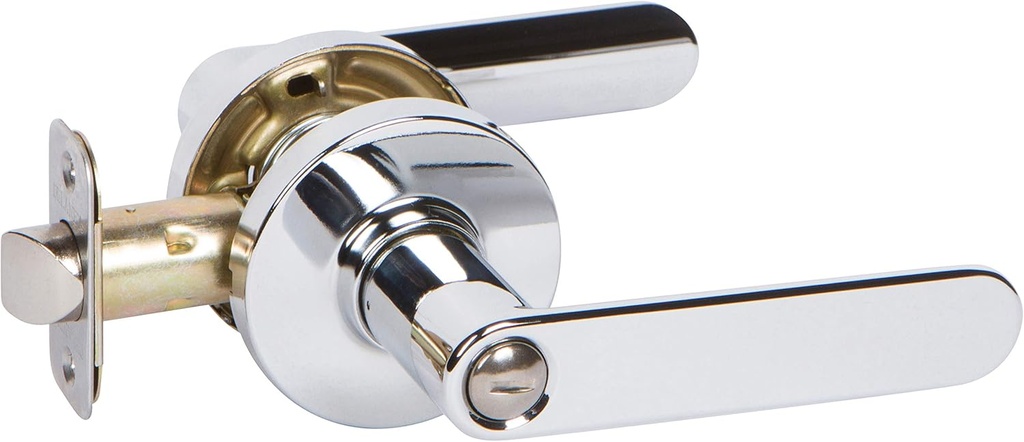 Delaney Hardware D54516 VL Passage Lever, Chrome deadbolt Lock, One Size