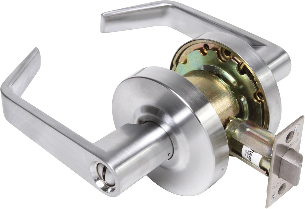 Legend 809073 Grade 2 Commercial Duty, Privacy Bed and Bath Leverset Lockset, ADA, US26D Satin Chrome Finish