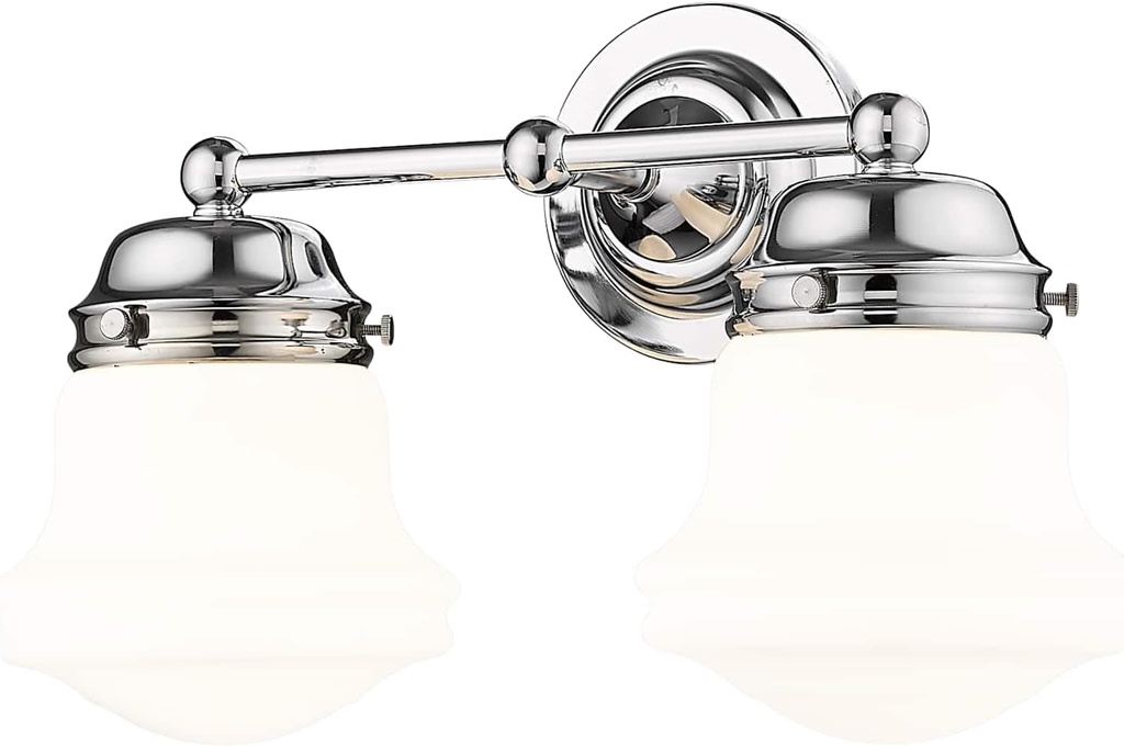 Z-Lite 735-2V-CH Vaughn Vanity, 2-Light 120 Total Watts, Chrome