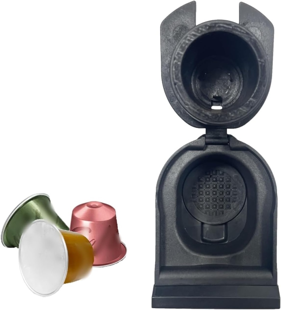 The Coffee Adapter is for NES* coffee pods, This reusable adapter is only compatible with the WARRIORS1 Coffee Maker, fits for brewing Espresso, PP material