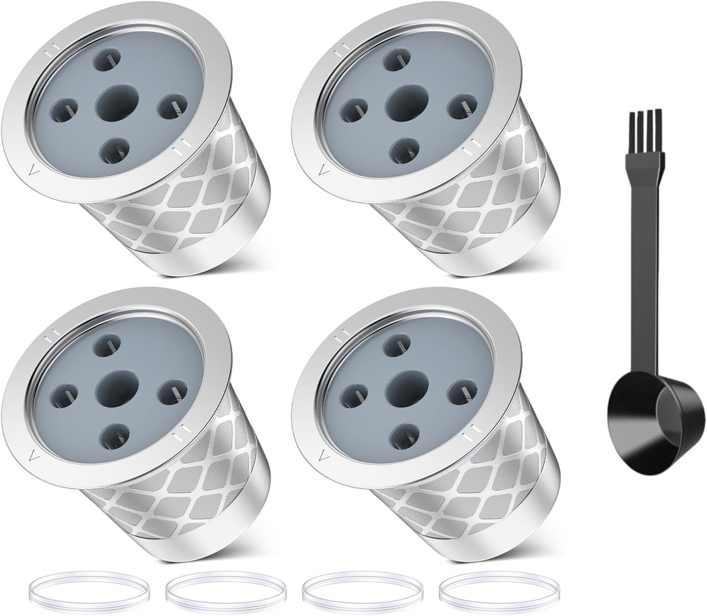 Reusable K Cups for Keurig K Supreme | Refillable K cups for Keurig K Supreme (Plus) Coffee Maker (4 PACK)