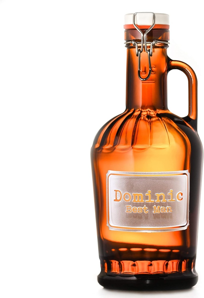 Groomsman Growler Personalized Engraved Gift For Him