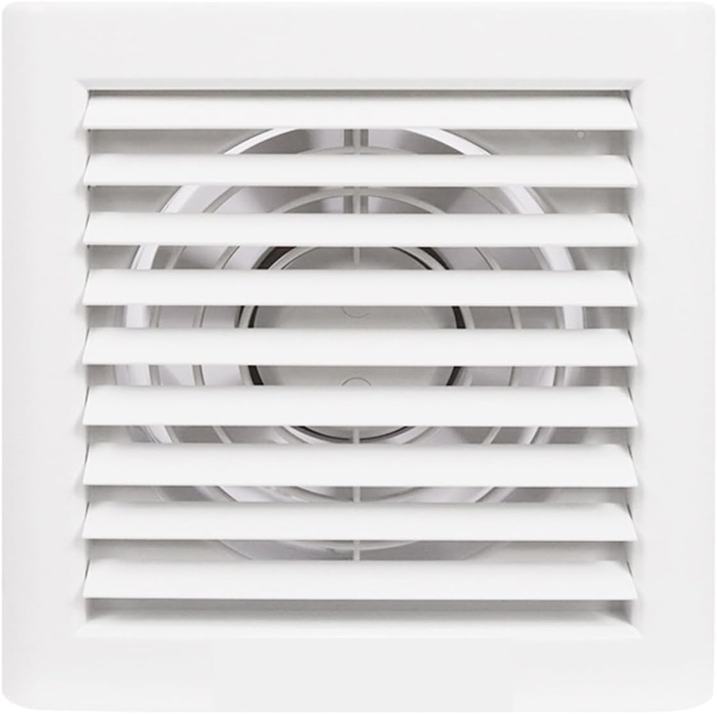 Duct Fan, 6 Inch Waterproof Mute Powerful Exhaust Fan Wall Bathroom For Kitchen Toilet Window Ventilation Fans for Basements, Bathrooms, Kitchens(Opening 100-120mm)