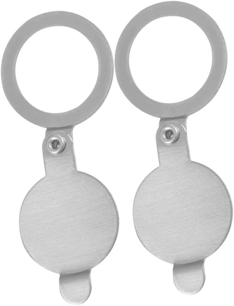 2pcs Copper Peeping Door Viewer Cover for Privacy Protection Diameter Cat Eye Lid and Easy to Install Security Door Accessory