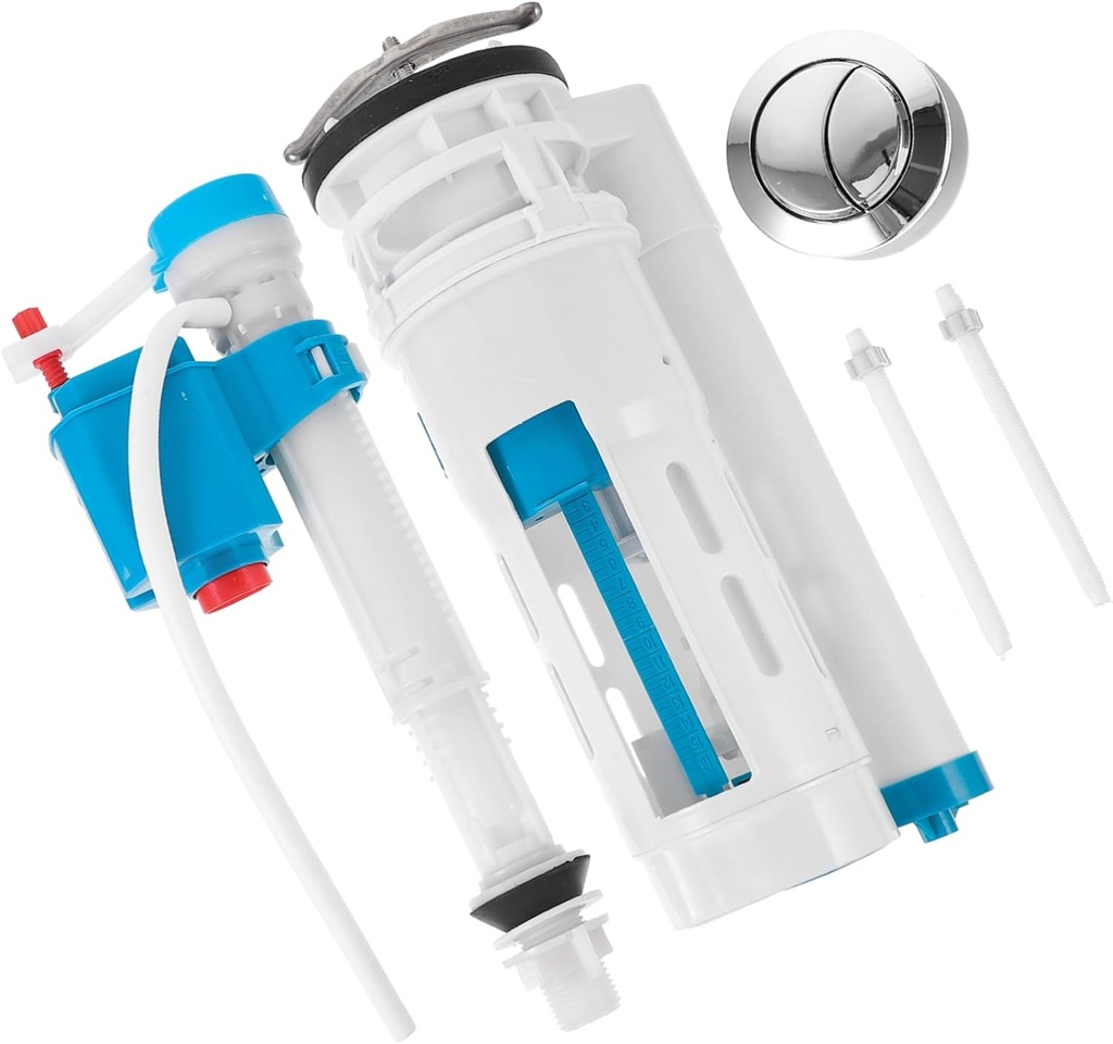 Sewroro Toilet Water Valve Accessories Replacement Kit for Wall Hung Toilet Aquasource Parts Repair Flush Inlet Valve Random Color