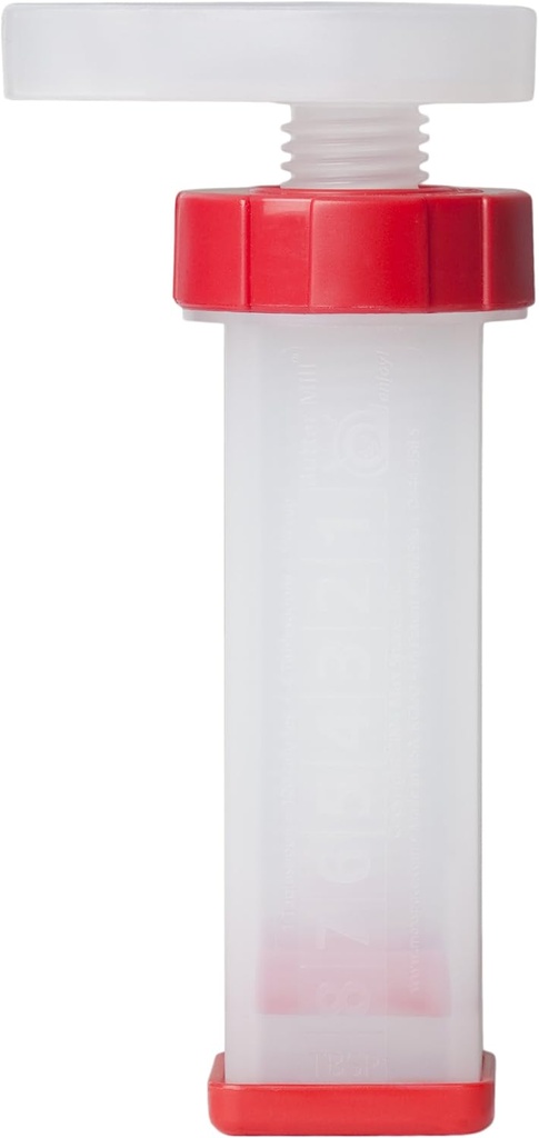 Max Space Butter Mill Dispenser - USA Made, Twist Action Butter Dispenser for Refrigerated Butter, Margarine & Cream Cheese with Tablespoon Markings