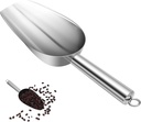 IMIKEYA Eco-friendly Flour Spoon Ice Shovel Hanging Loop Kitchen Scoop for French Fries Flour Scoop