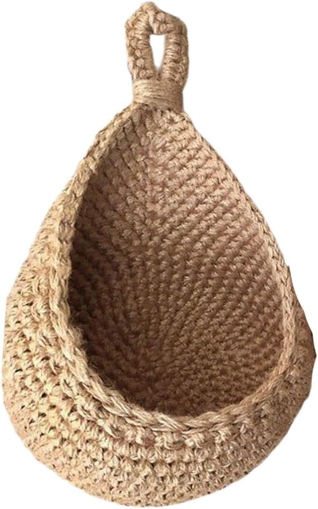 Wall Hanging Kitchen Baskets, Vegetable Organizer for Living Room Bar Outdoor, 14cmx21.5cmx10cm