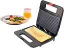 Medium Fit Grill - Versatile Griddle, Hot Plate and Toastie Machine with Improved Non-Stick Coating and Speedy Heat Up Striped Steak Maker Waffle Maker Sandwich Maker Crepe Maker
