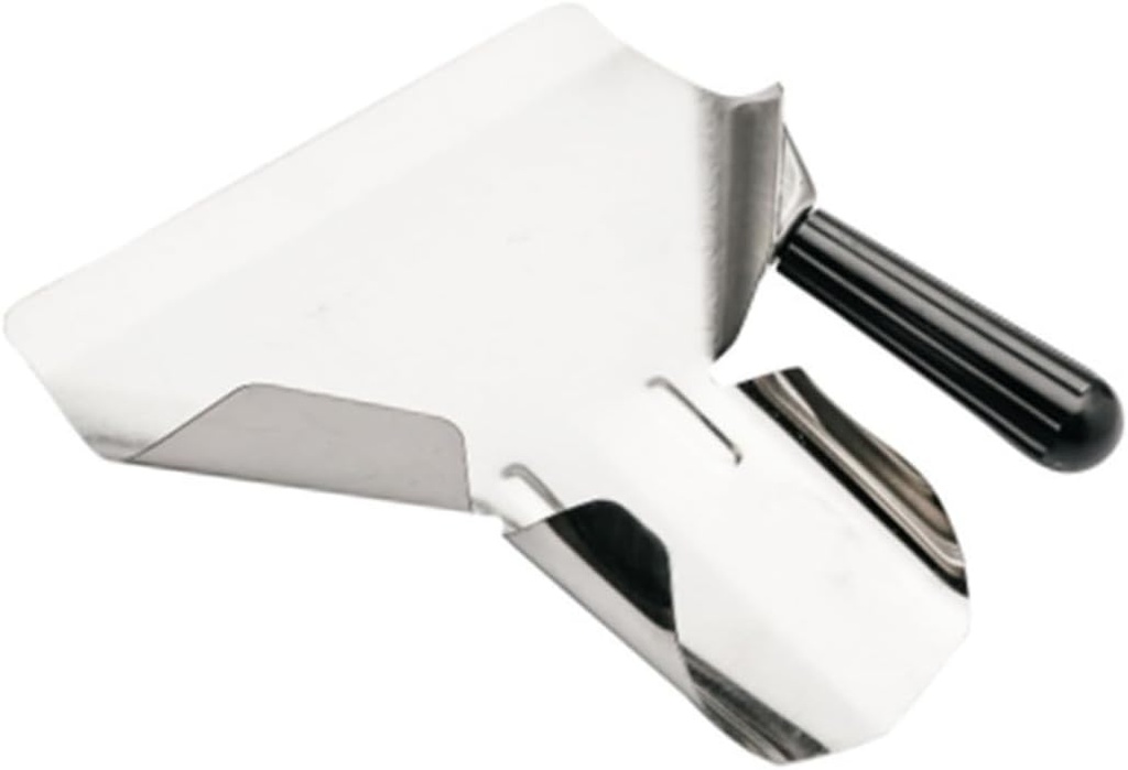 Stainless Steel Popcorn and French Fry Scoop with Ergonomic Non-slip Handle for Efficient Serving at Parties Events and Movie Nights Kitchen Utility Tool