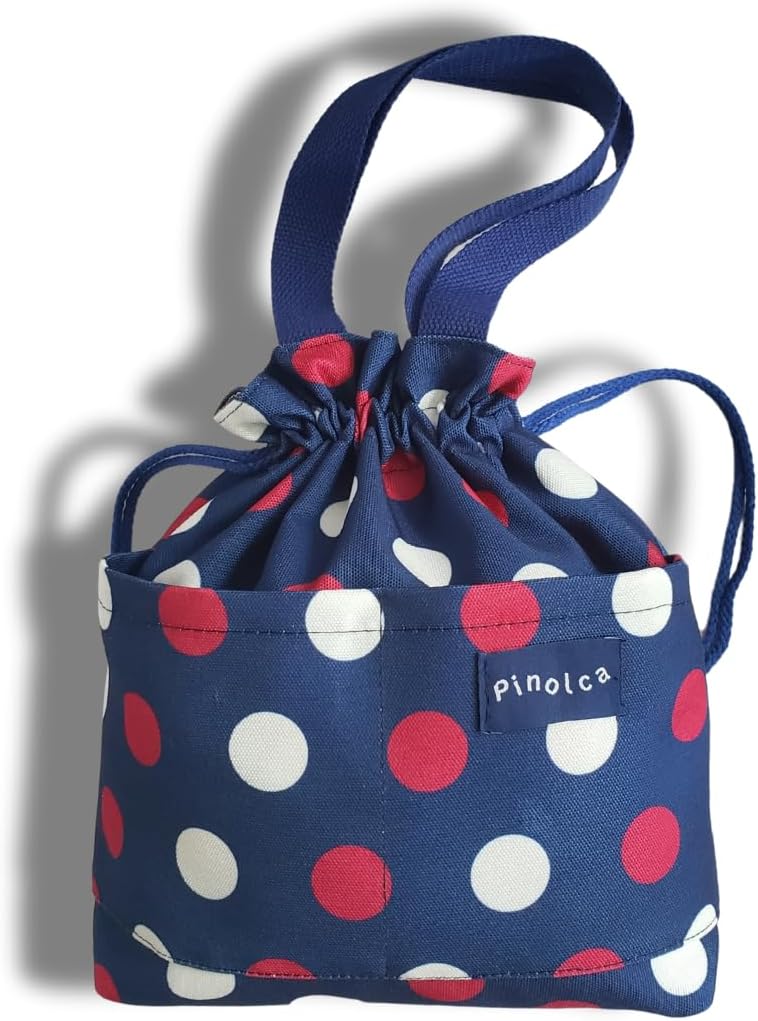 Insulated Lunch Bag for Women and Men. Thermal reusable Lunch Box with Handle, Large Capacity, Durable, for work, Office, Picnic, travel (Old Glory), Medium