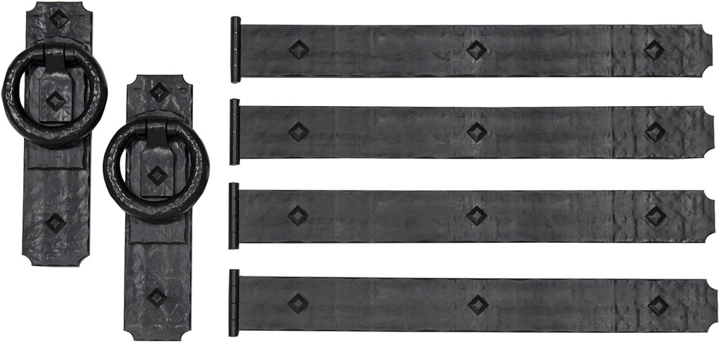 Rustic Rings Magnetic Garage Door Hardware (6 Piece)