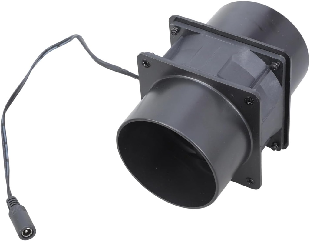 Multifunctional 8cm Inline Exhaust Fan 12V Solar Compatible Blower Fan For Electronic Cooling Kitchen Ventilation Pet House Humidity Control Inline Blower