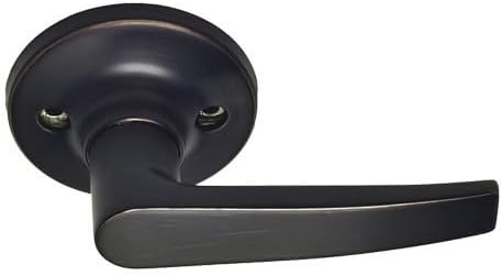 BRIXWELL Better Home Products 20310B-XCP5 Soma Straight Door Lever Dummy Oil Rubbed Bronze - Pack of 5