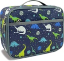 Kulle Lunch Box Kids,Insulated Lunch Bag Boys Back to School,Washable and Reusable Lunch Box for kids,Lunchbox for Office,School,Outdoor（Dinosaur Planet）