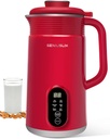 Nut Milk Maker Machine for Homemade, Plant-Based Milk with Auto Clean & Temperature Control Soy Milk Maker, Non-Dairy Beverages- Almond/Coconut/Cashew/Oat Milk Machine Maker
